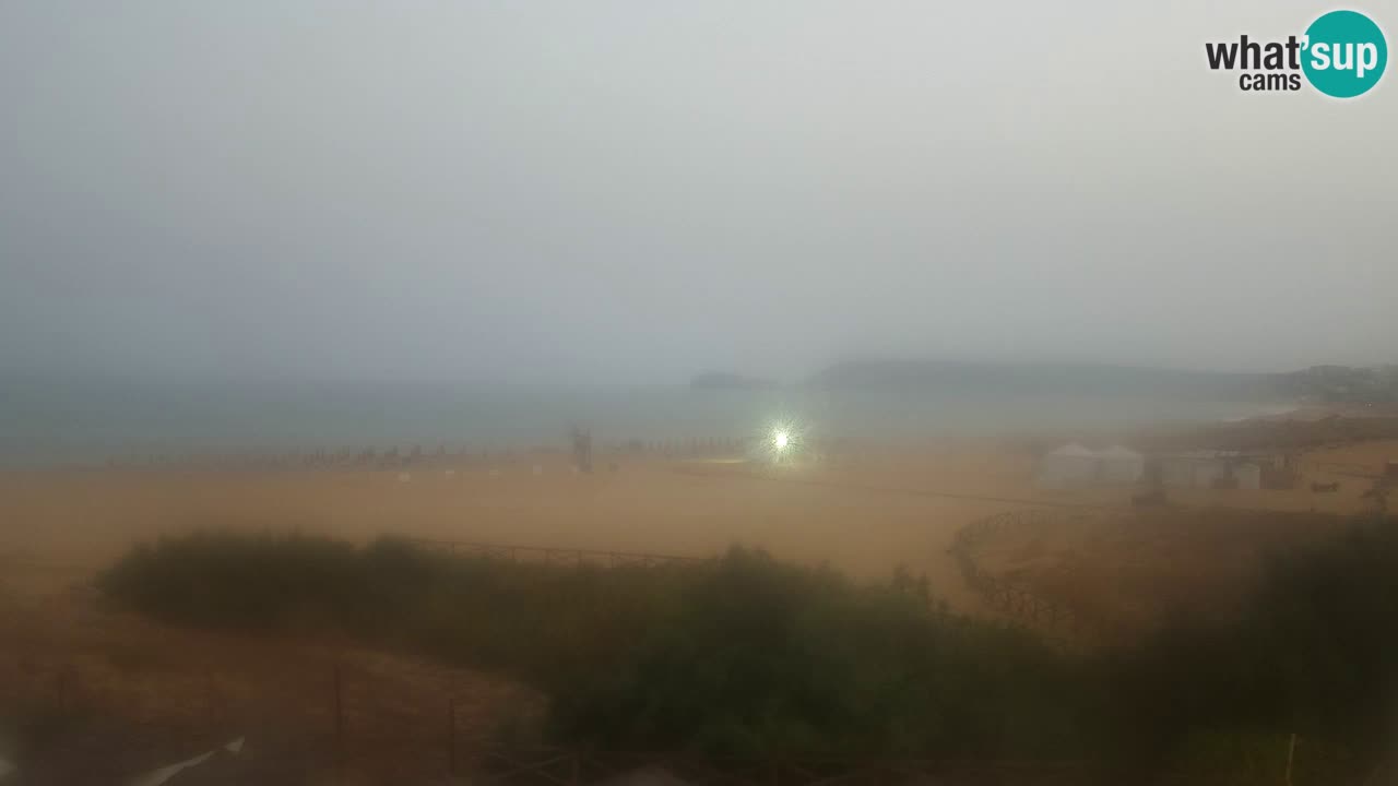 Webcam Torre dei Corsari – Liveblick auf den Strand von Punta Usai