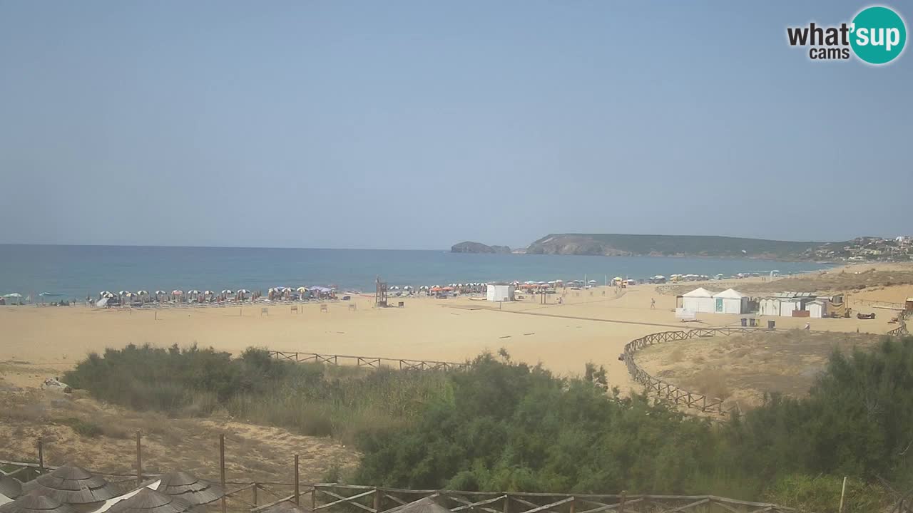 Webcam Torre dei Corsari – Vue en direct sur la plage depuis Punta Usai