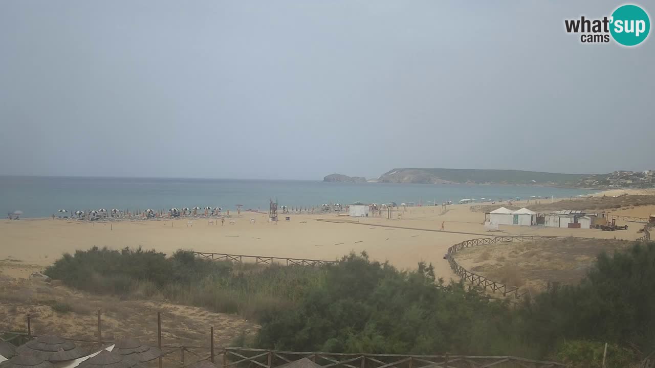Cámara web Torre dei Corsari – Vista en directo de la playa desde Punta Usai