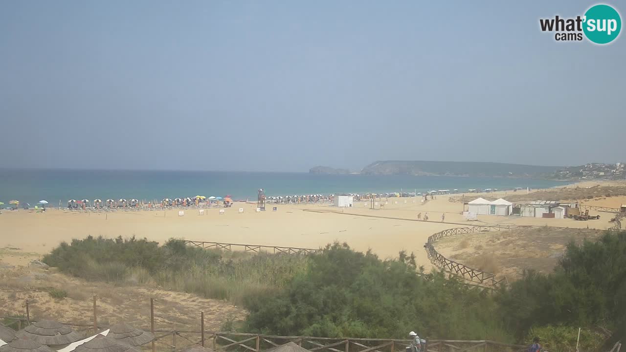 Webcam Torre dei Corsari – Vista live sulla spiaggia da Punta Usai
