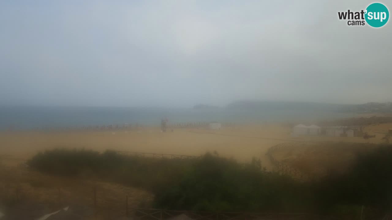 Webcam Torre dei Corsari – Vista live sulla spiaggia da Punta Usai