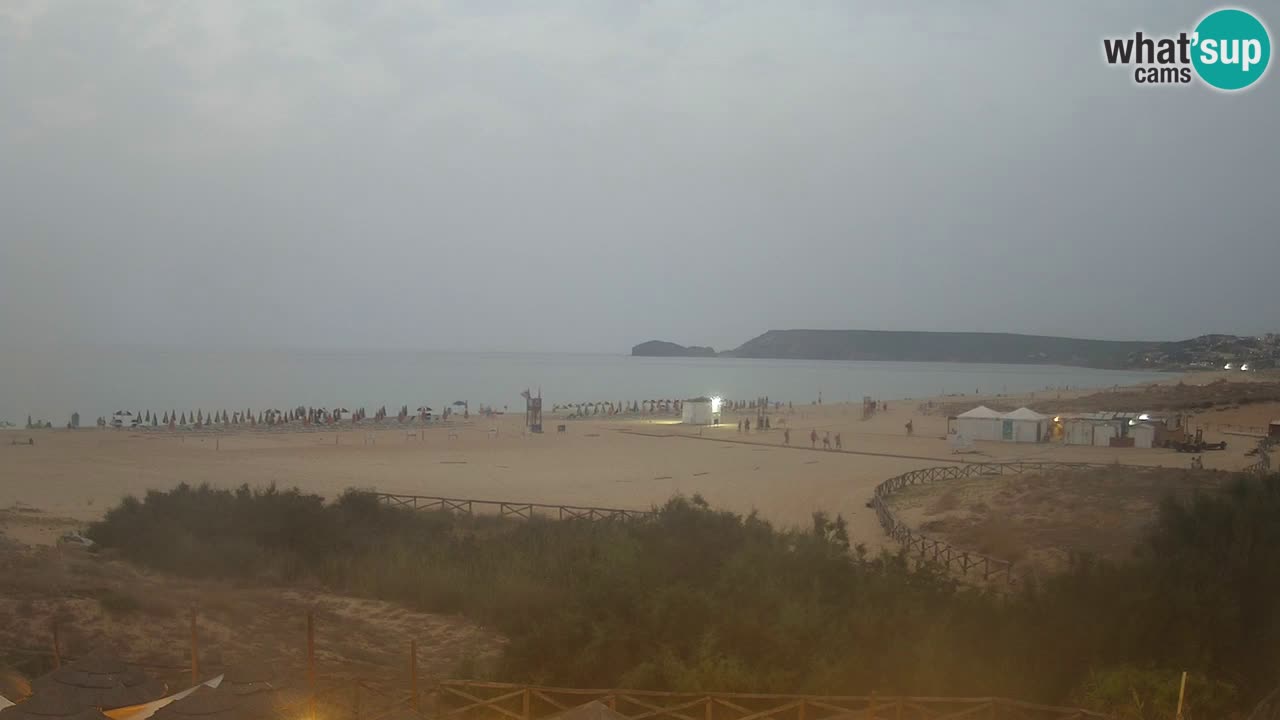 Webcam Torre dei Corsari – Vista live sulla spiaggia da Punta Usai