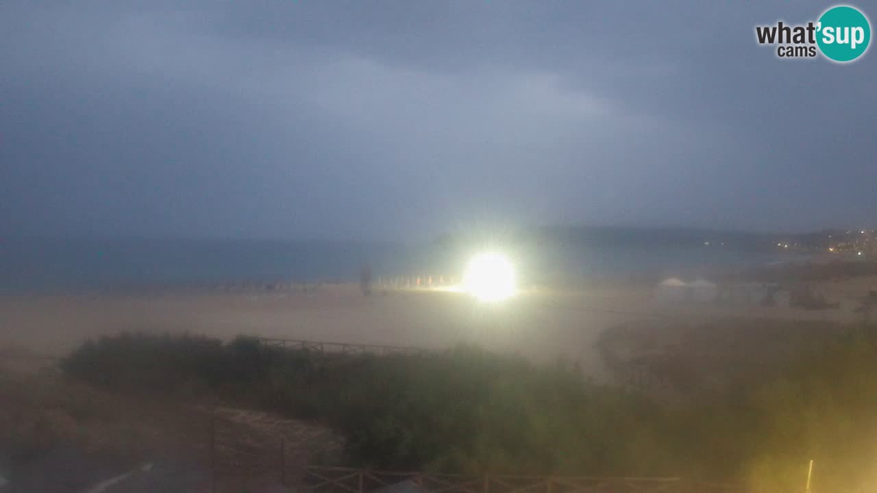 Webcam Torre dei Corsari – Live Beach View from Punta Usai