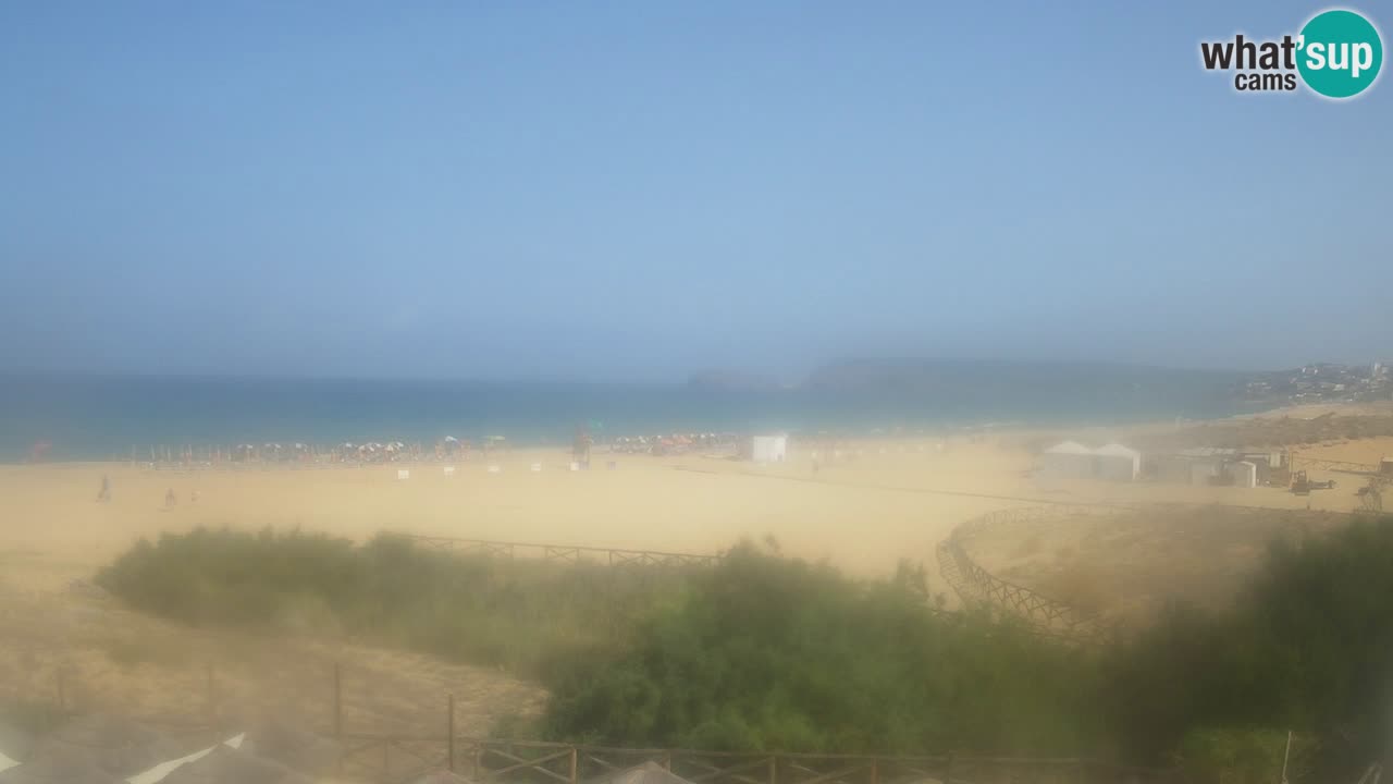 Webcam Torre dei Corsari – Vista live sulla spiaggia da Punta Usai