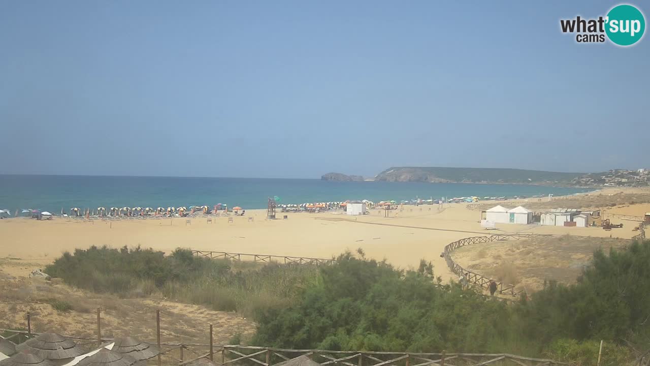 Cámara web Torre dei Corsari – Vista en directo de la playa desde Punta Usai