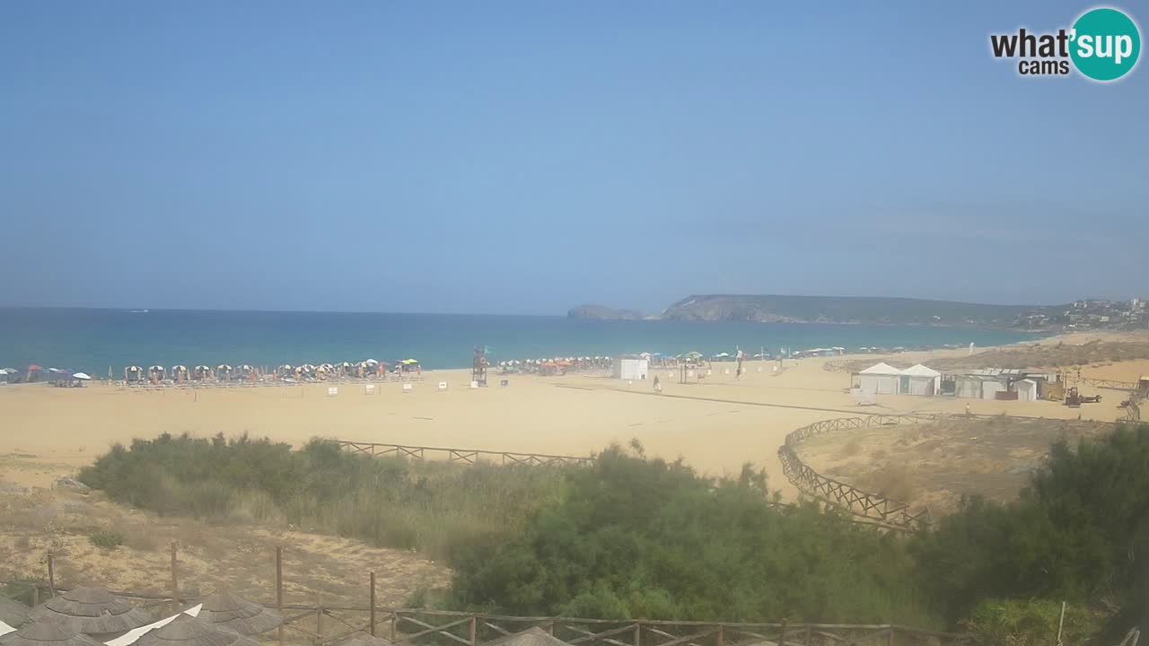 Webcam Torre dei Corsari – Vista live sulla spiaggia da Punta Usai