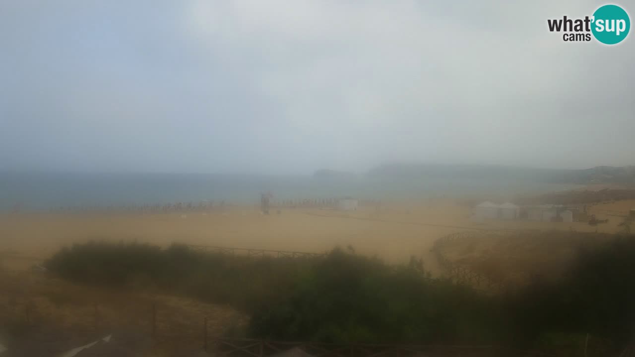 Webcam Torre dei Corsari – Liveblick auf den Strand von Punta Usai