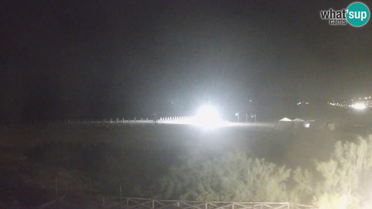 Webcam Torre dei Corsari – Vista live sulla spiaggia da Punta Usai