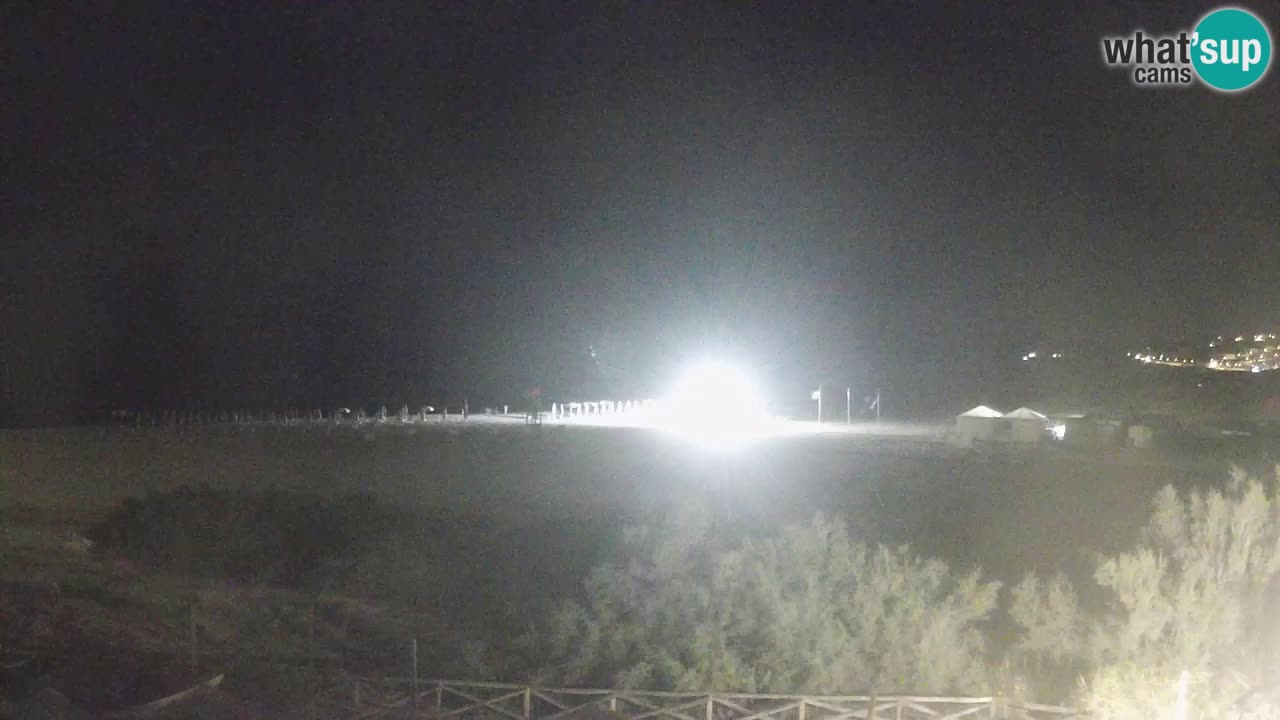 Cámara web Torre dei Corsari – Vista en directo de la playa desde Punta Usai