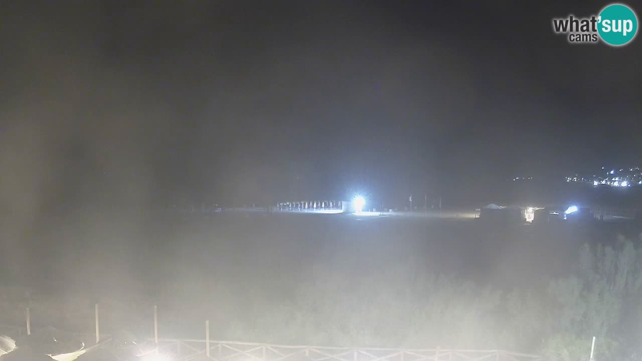 Webcam Torre dei Corsari – Vista live sulla spiaggia da Punta Usai