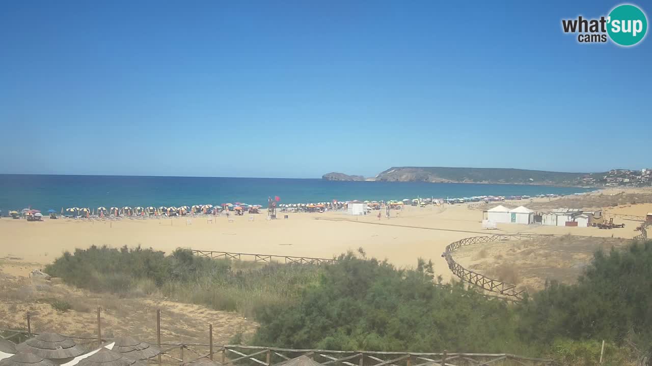 Webcam Torre dei Corsari – Vue en direct sur la plage depuis Punta Usai
