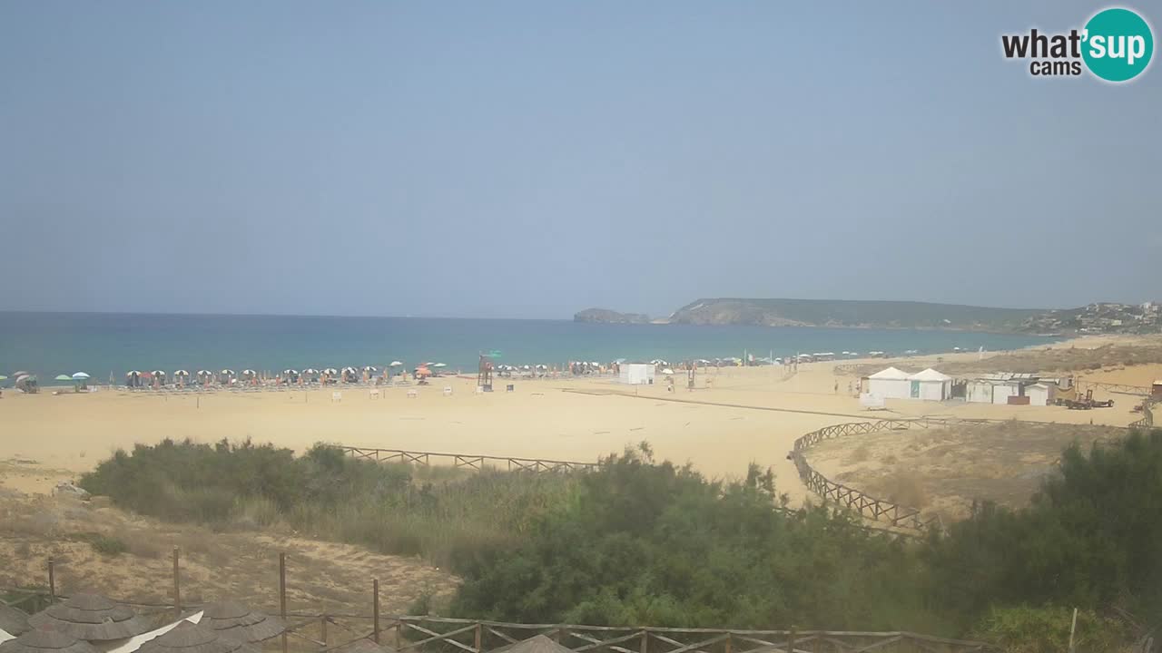 Cámara web Torre dei Corsari – Vista en directo de la playa desde Punta Usai