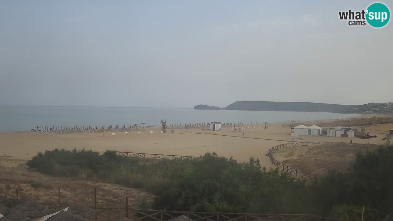 Web kamera Torre dei Corsari – Pogled uživo na plažu s Punta Usai