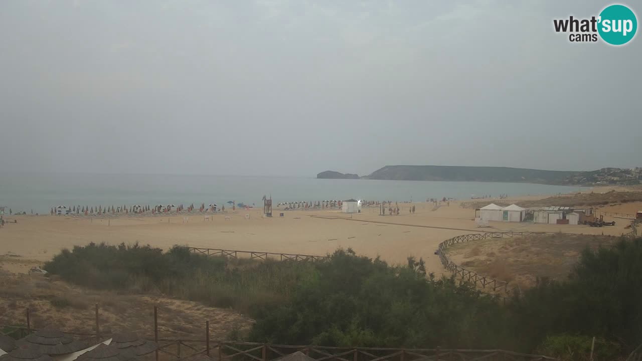 Cámara web Torre dei Corsari – Vista en directo de la playa desde Punta Usai