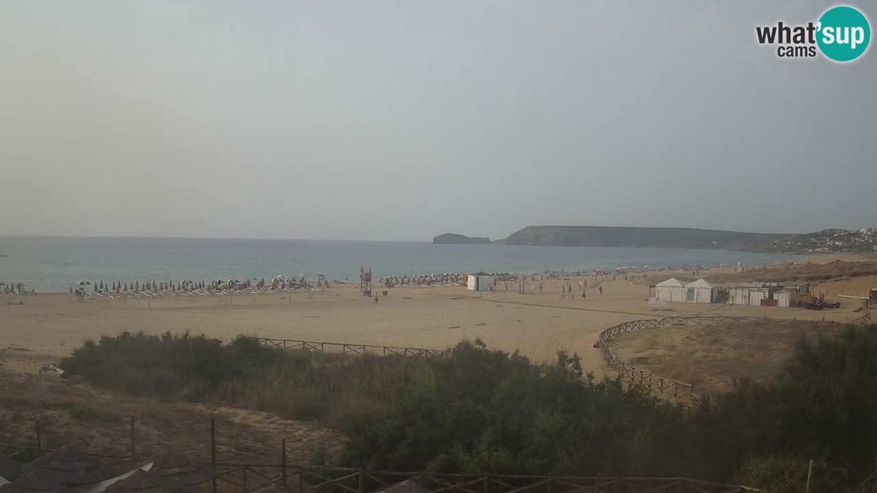 Webcam Torre dei Corsari – Vue en direct sur la plage depuis Punta Usai