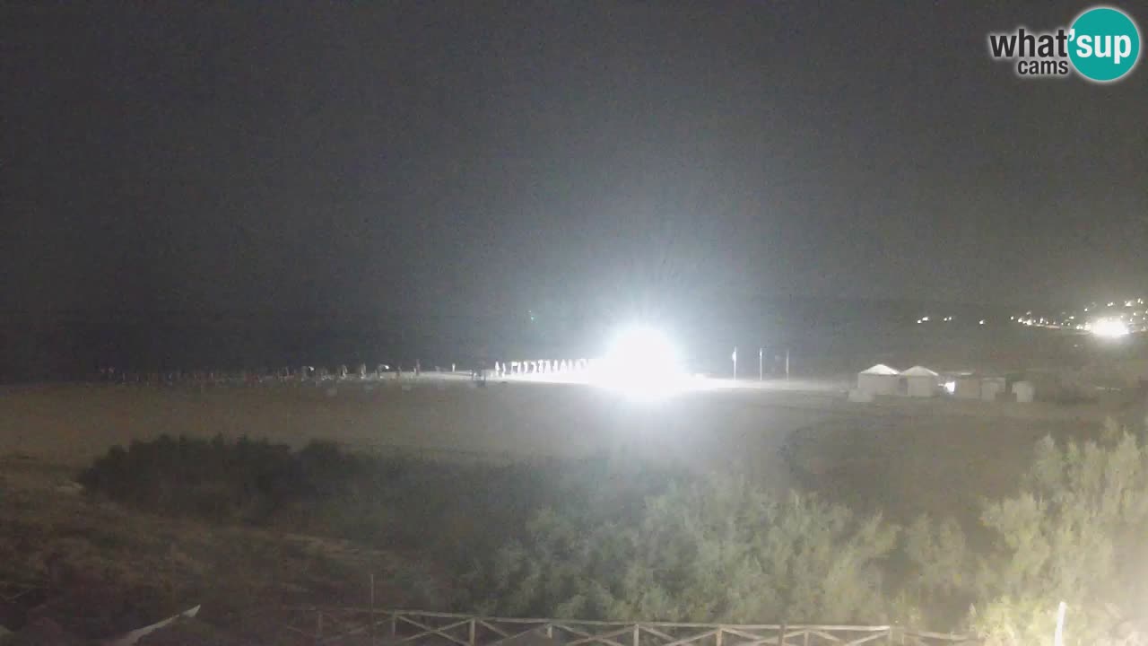 Webcam Torre dei Corsari – Vue en direct sur la plage depuis Punta Usai