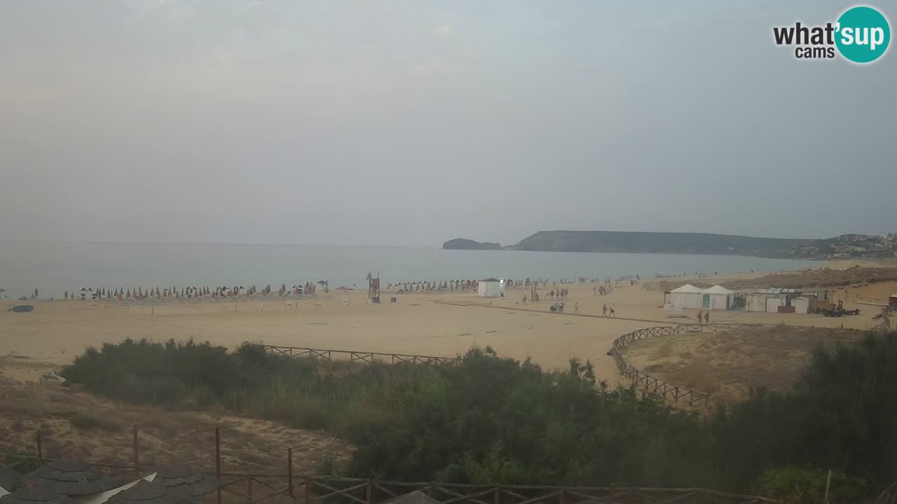 Cámara web Torre dei Corsari – Vista en directo de la playa desde Punta Usai