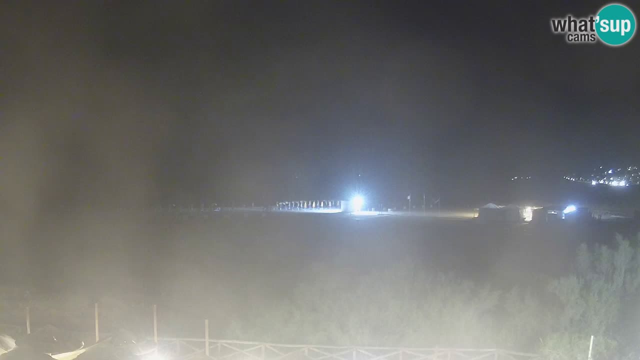 Webcam Torre dei Corsari – Vista live sulla spiaggia da Punta Usai