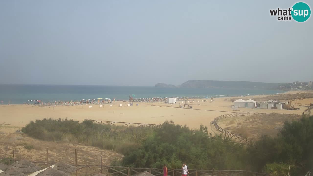 Cámara web Torre dei Corsari – Vista en directo de la playa desde Punta Usai