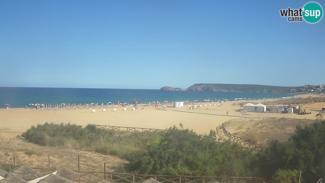 Webcam Torre dei Corsari – Vista live sulla spiaggia da Punta Usai