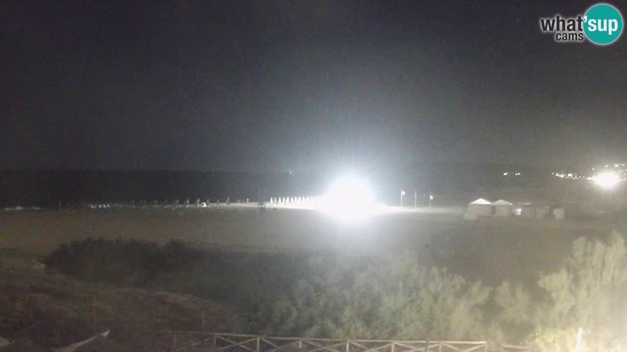 Webcam Torre dei Corsari – Liveblick auf den Strand von Punta Usai