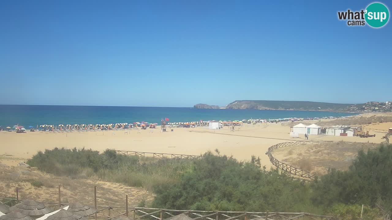 Webcam Torre dei Corsari – Liveblick auf den Strand von Punta Usai