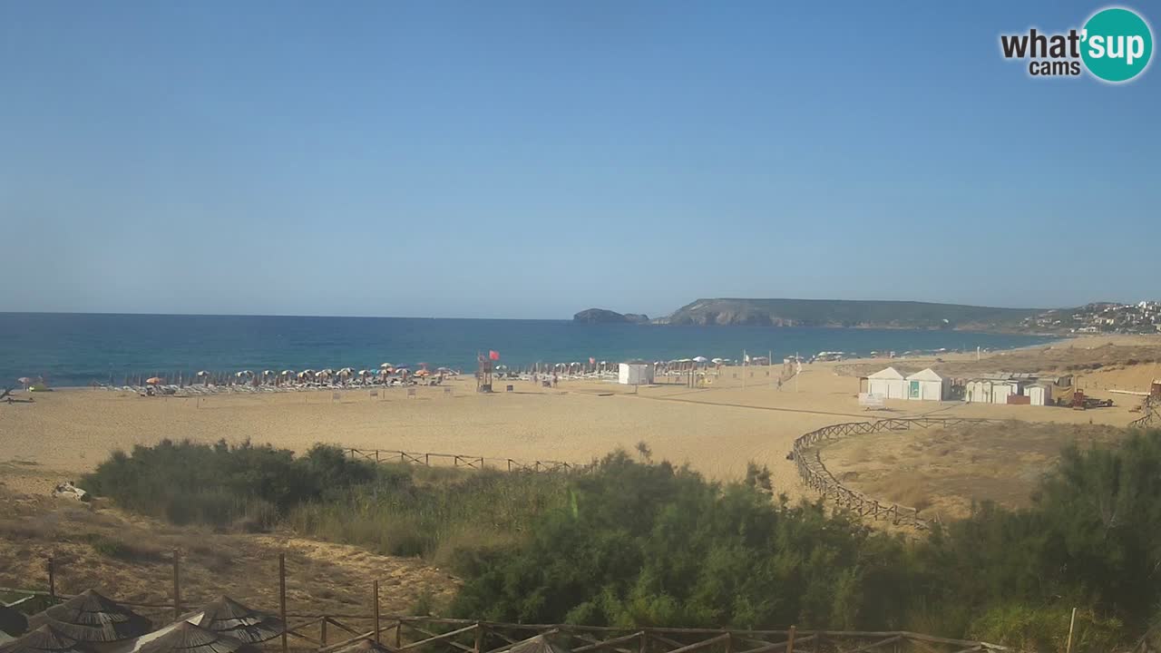 Webcam Torre dei Corsari – Liveblick auf den Strand von Punta Usai