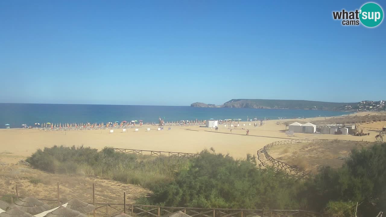 Webcam Torre dei Corsari – Vue en direct sur la plage depuis Punta Usai