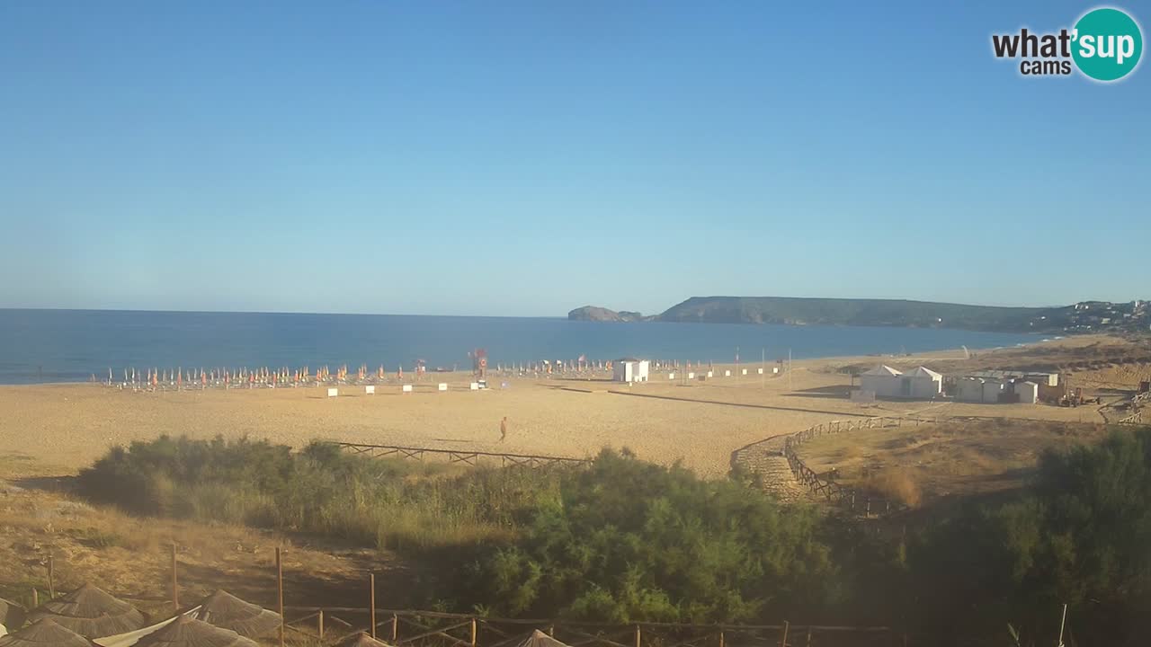 Webcam Torre dei Corsari – Liveblick auf den Strand von Punta Usai