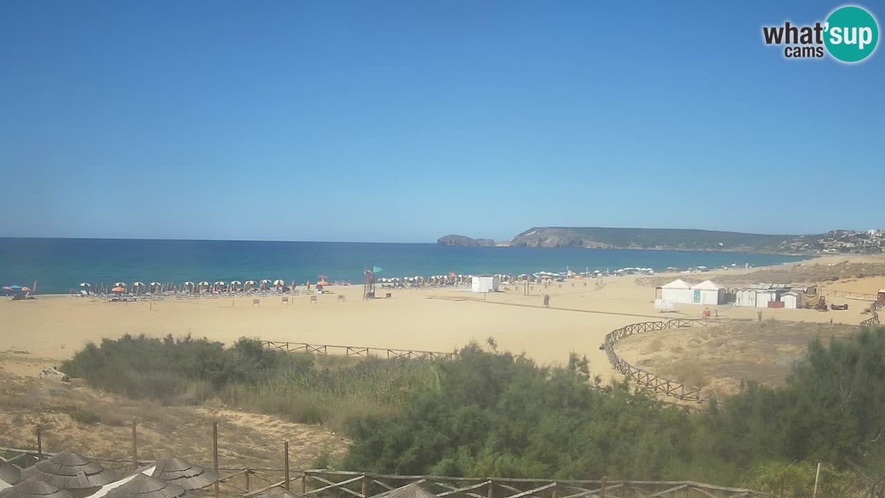 Webcam Torre dei Corsari – Live Beach View from Punta Usai