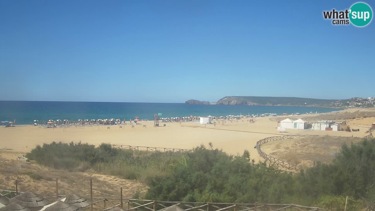 Webcam Torre dei Corsari – Vue en direct sur la plage depuis Punta Usai