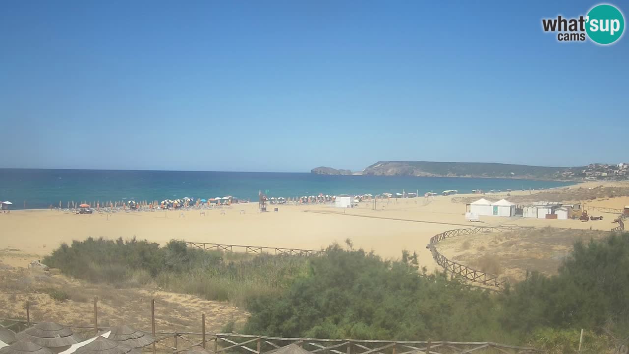 Webcam Torre dei Corsari – Vue en direct sur la plage depuis Punta Usai