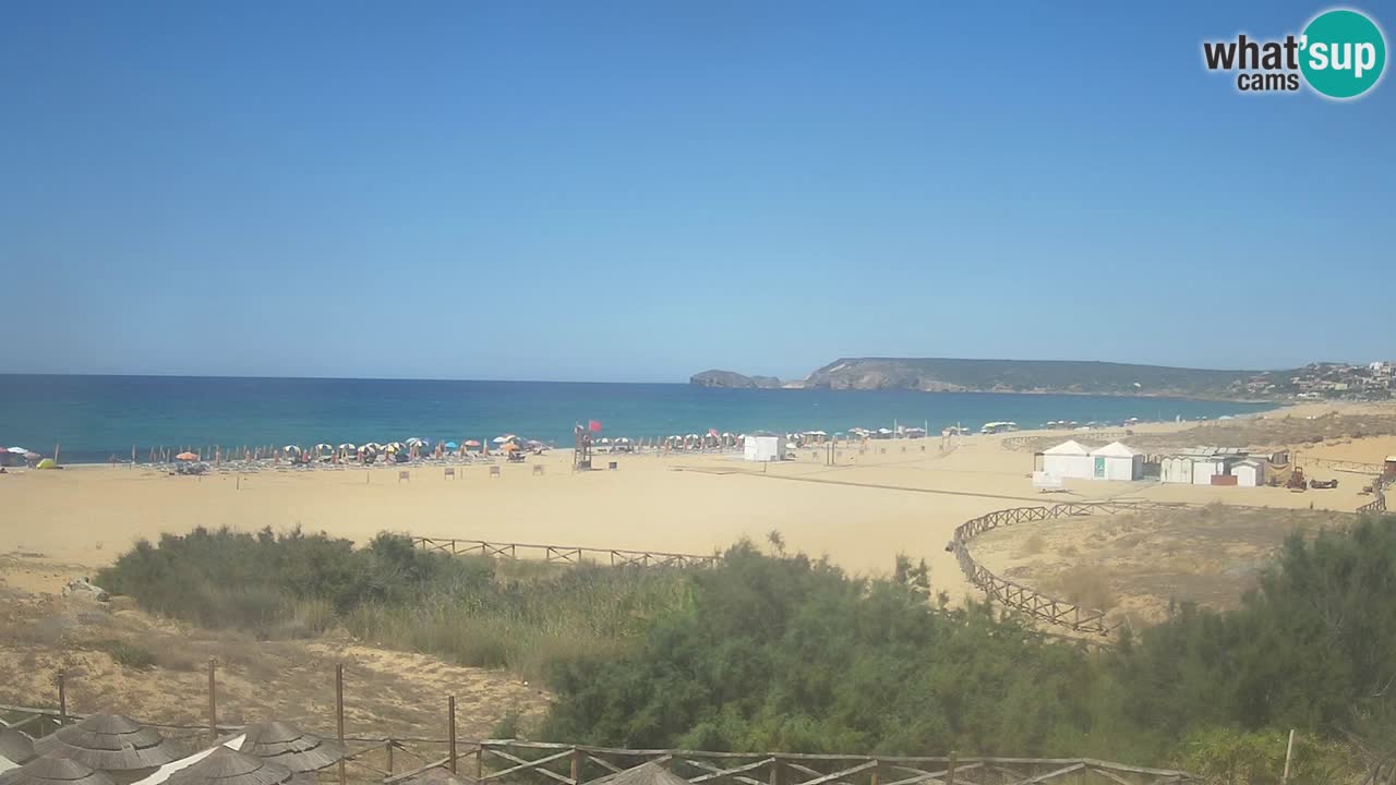 Webcam Torre dei Corsari – Vista live sulla spiaggia da Punta Usai