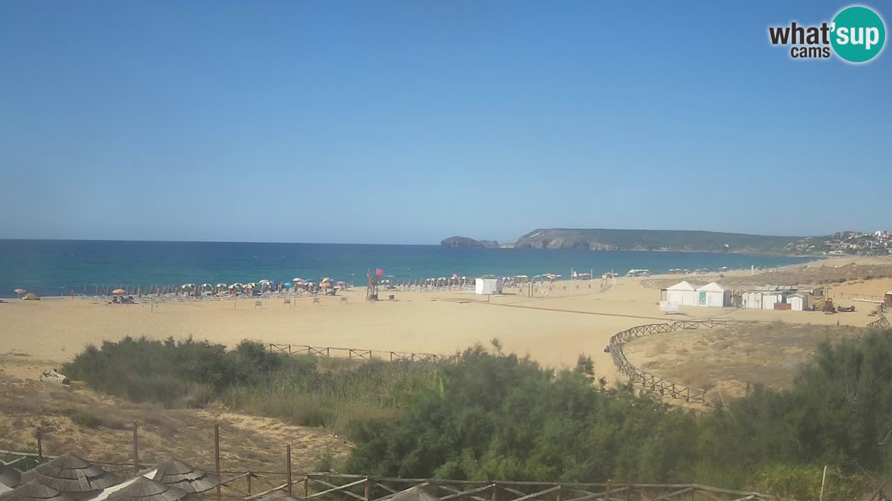 Webcam Torre dei Corsari – Liveblick auf den Strand von Punta Usai