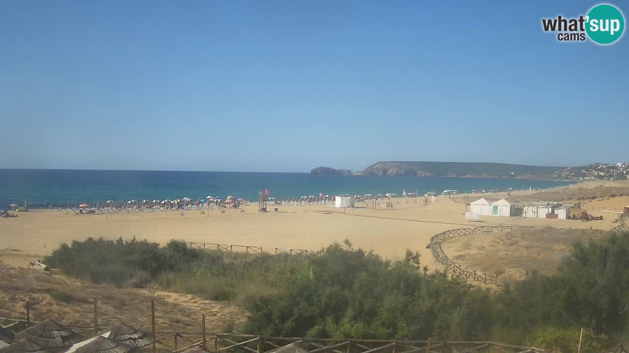 Spletna kamera Torre dei Corsari – Pogled v živo na plažo s Punta Usai