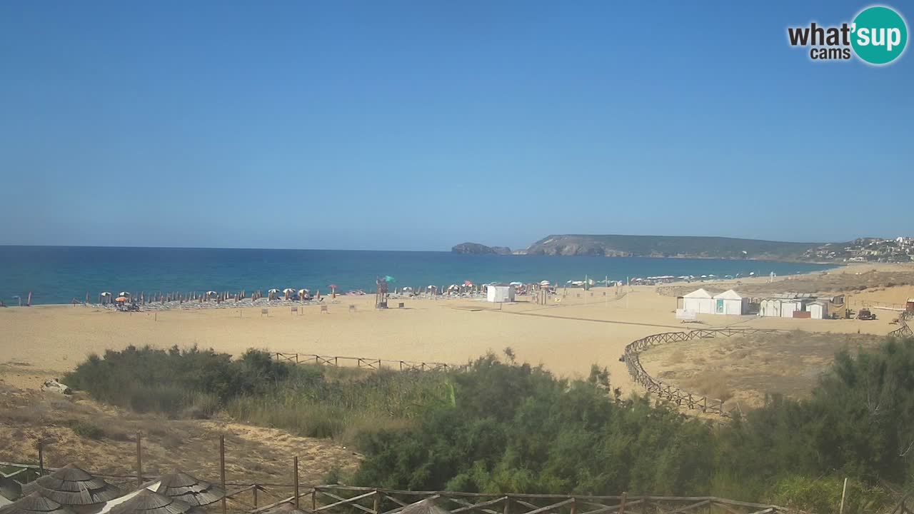Webcam Torre dei Corsari – Vista live sulla spiaggia da Punta Usai