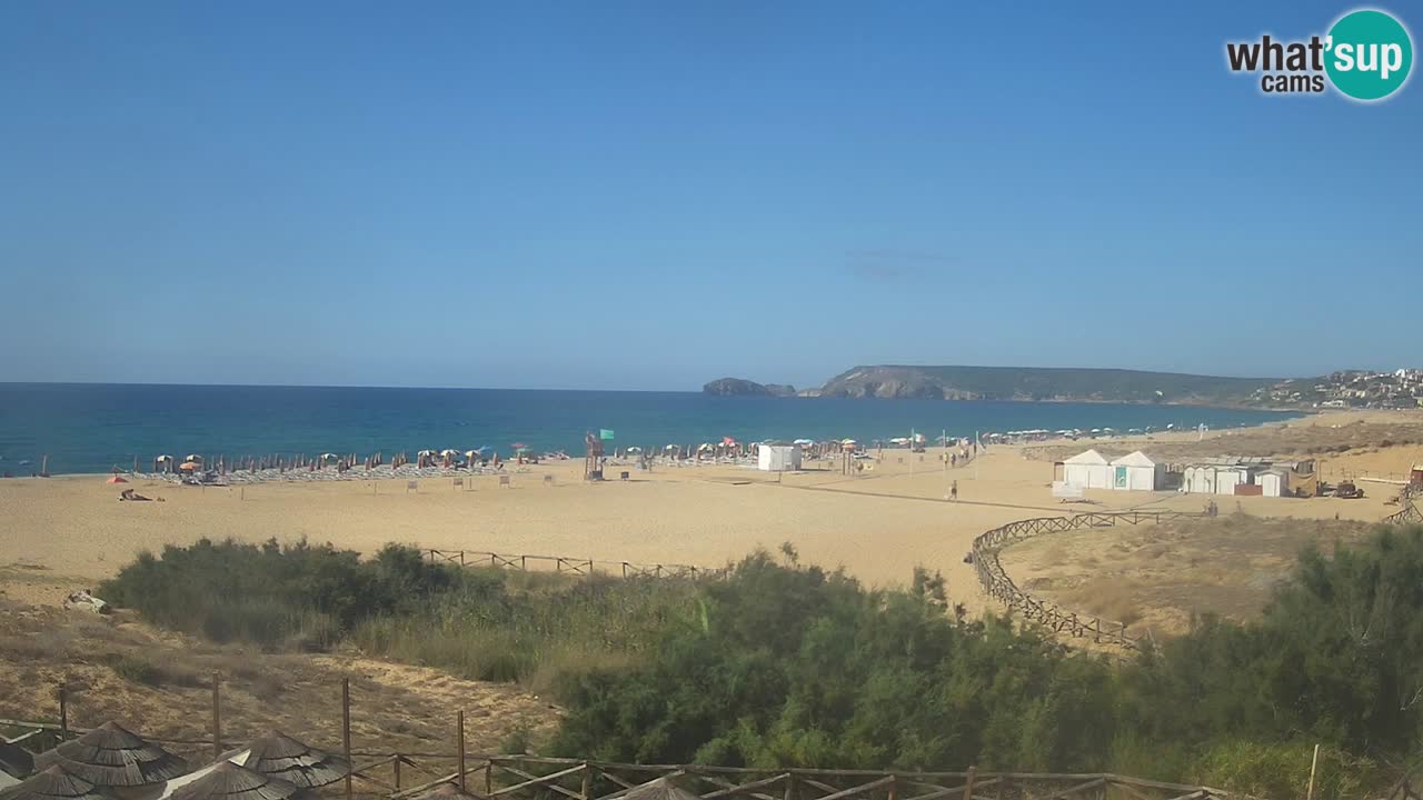 Cámara web Torre dei Corsari – Vista en directo de la playa desde Punta Usai
