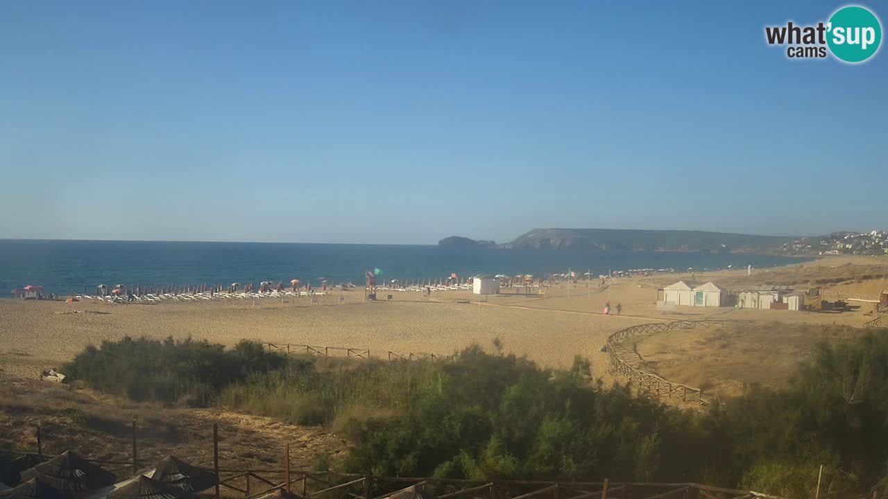 Webcam Torre dei Corsari – Vue en direct sur la plage depuis Punta Usai