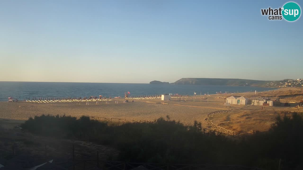 Cámara web Torre dei Corsari – Vista en directo de la playa desde Punta Usai