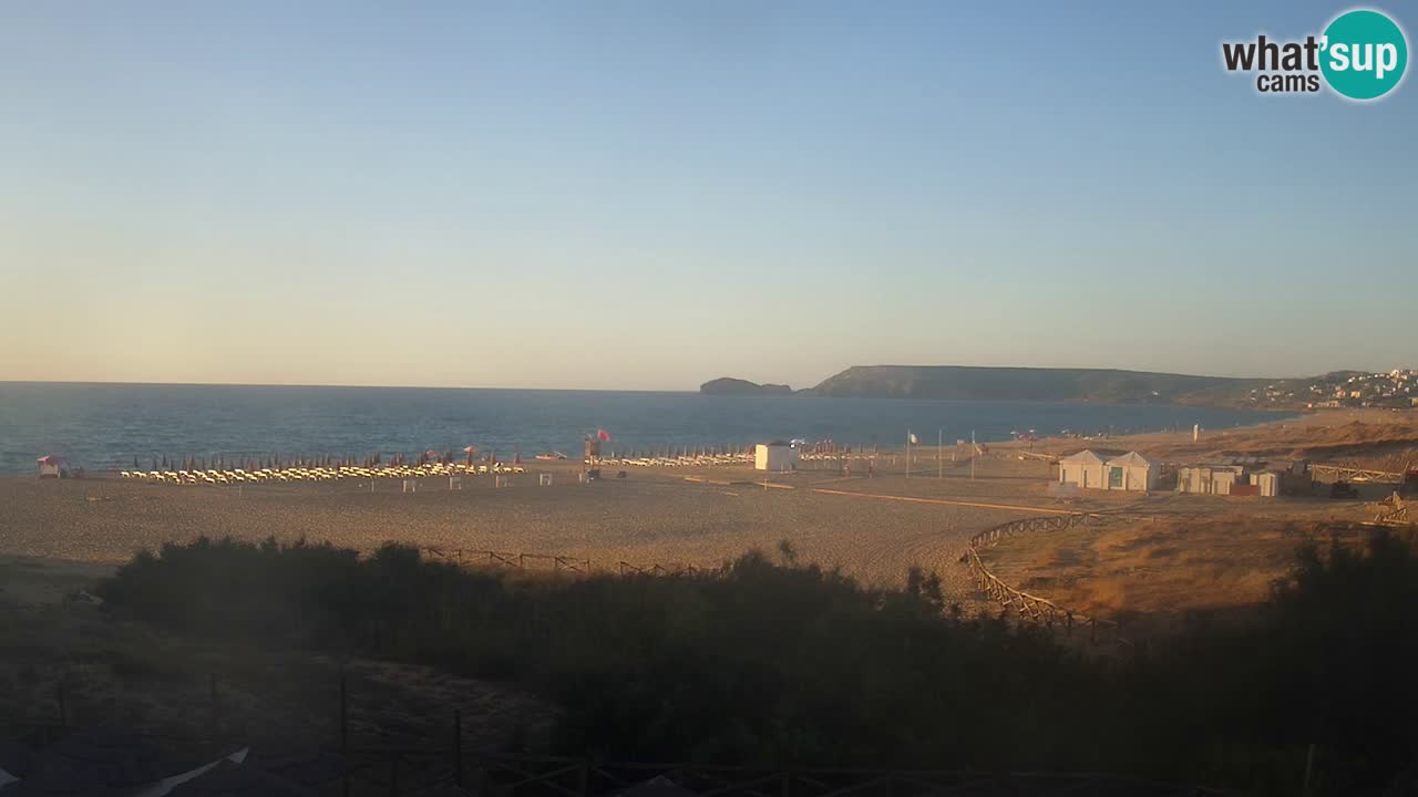 Webcam Torre dei Corsari – Vista live sulla spiaggia da Punta Usai