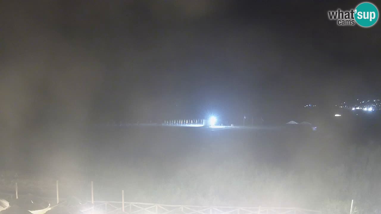 Webcam Torre dei Corsari – Vista live sulla spiaggia da Punta Usai