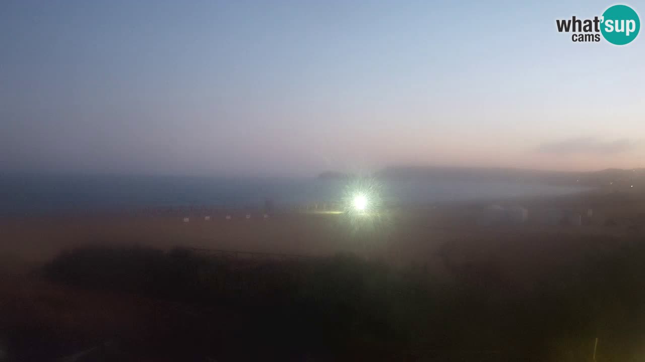 Cámara web Torre dei Corsari – Vista en directo de la playa desde Punta Usai