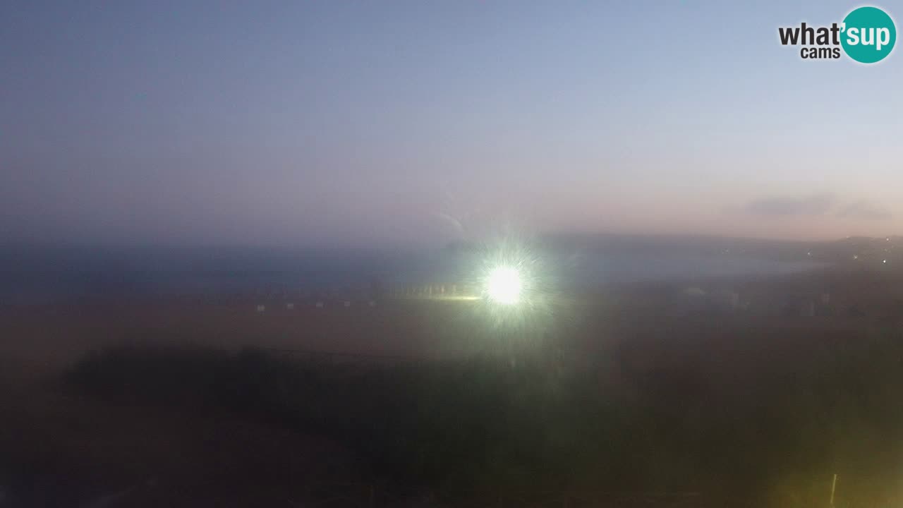 Cámara web Torre dei Corsari – Vista en directo de la playa desde Punta Usai