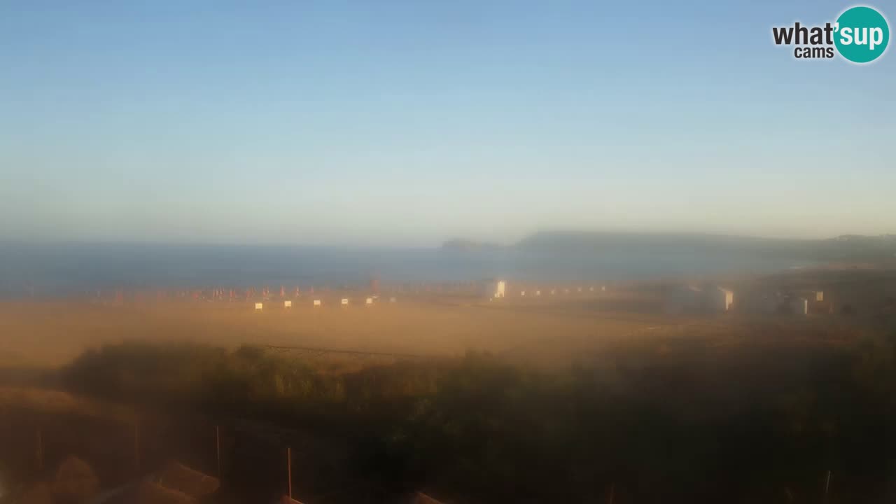 Webcam Torre dei Corsari – Liveblick auf den Strand von Punta Usai
