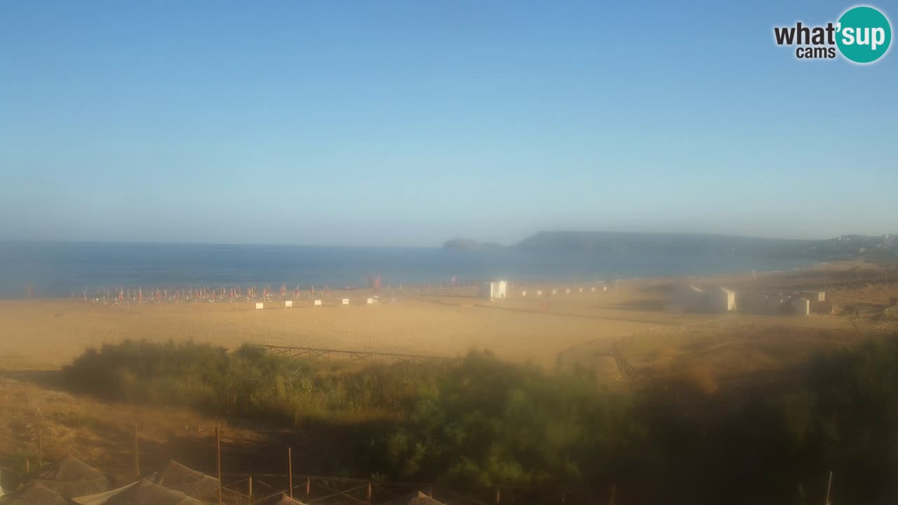 Webcam Torre dei Corsari – Liveblick auf den Strand von Punta Usai
