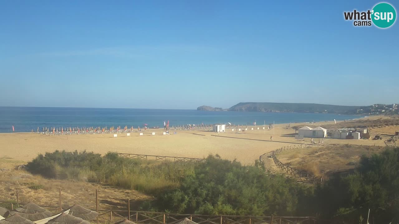 Webcam Torre dei Corsari – Liveblick auf den Strand von Punta Usai