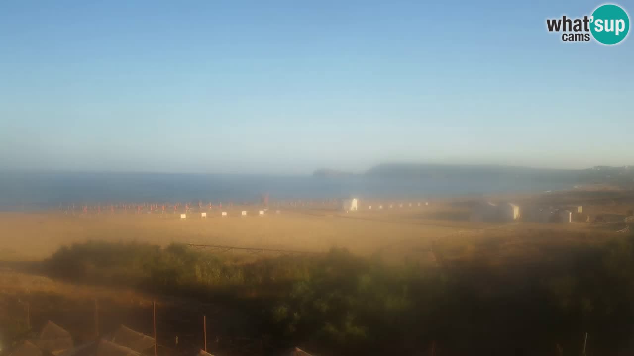 Webcam Torre dei Corsari – Vue en direct sur la plage depuis Punta Usai
