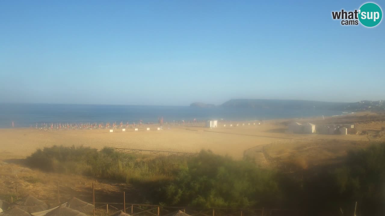 Webcam Torre dei Corsari – Live Beach View from Punta Usai