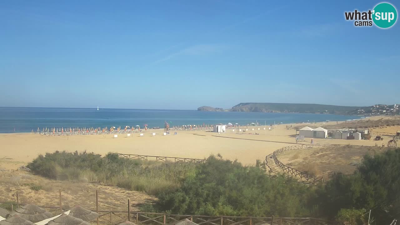 Webcam Torre dei Corsari – Vista live sulla spiaggia da Punta Usai
