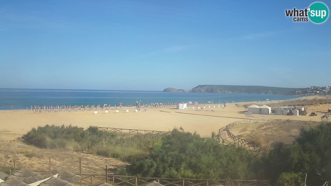 Webcam Torre dei Corsari – Liveblick auf den Strand von Punta Usai